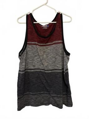 Hawk Men's Sleeveless Colour Block Tank Top size large